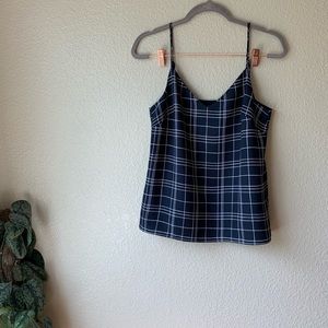 Banana Republic Plaid Tank Top